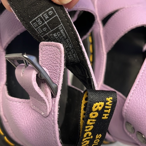 Dr Martens Blaire Sandals in Lilac Size 8 NEW - Picture 14 of 16